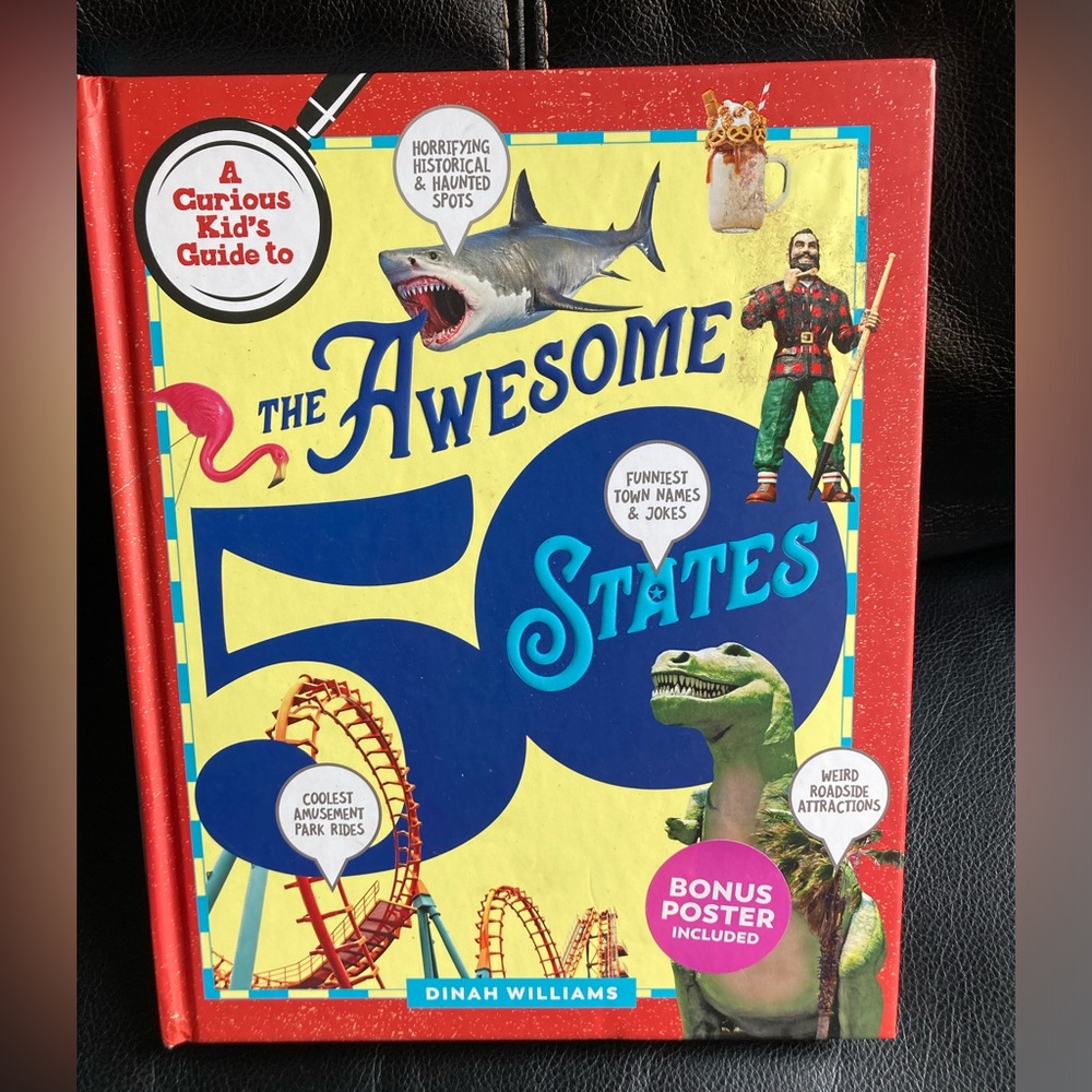 Book (Hardback):A Curious Kid’s Guide to by The Awesome States by Dinah Williams
